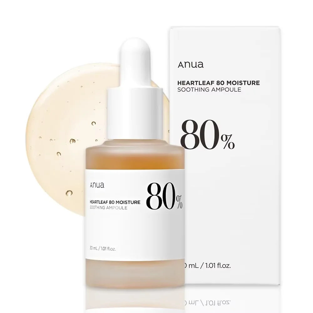 🍃 ANUA Heartleaf 80% Soothing Serum Serum Hidratante & Calmante para Piel Sensible