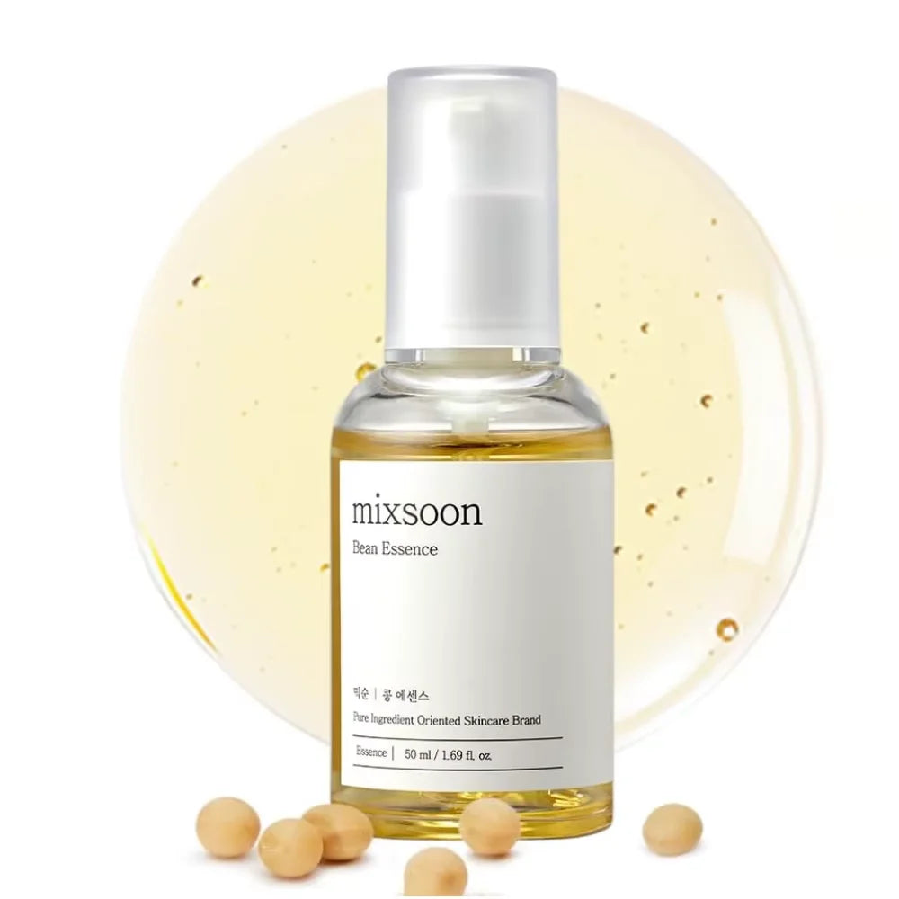 🌱 Mixsoon Bean Essence 2-in-1 50ml –   Exfoliante y esencia iluminadora
