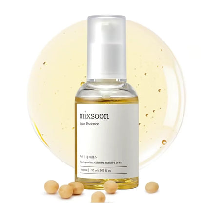 🌱 Mixsoon Bean Essence 2-in-1 50ml –   Exfoliante y esencia iluminadora